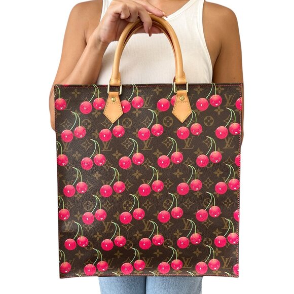 LOUIS VUITTON Vintage 2005 M95010 Monogram Cherry Bag Sac Plat Brown [106493] - Picture 1 of 15